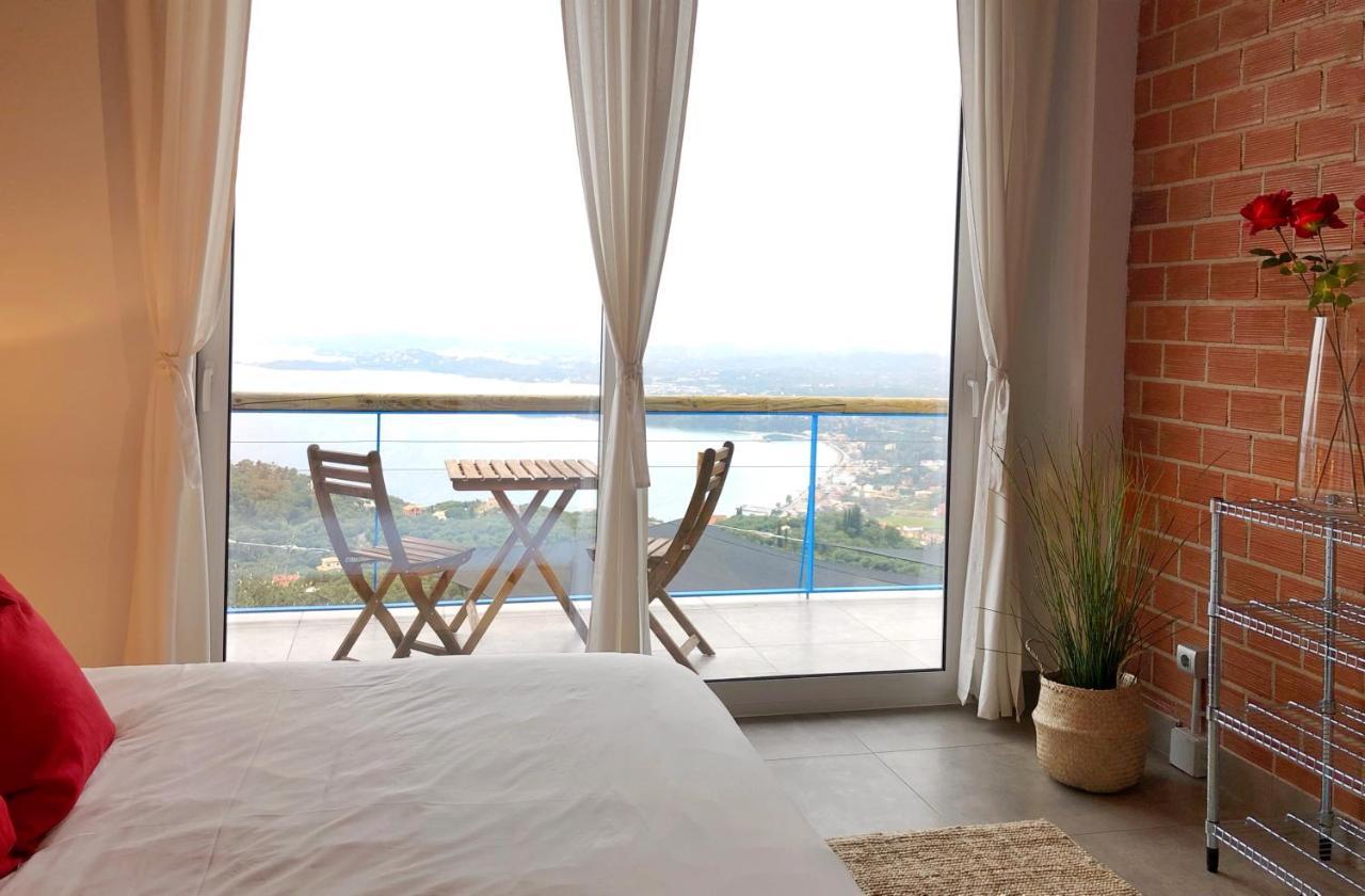 House Sienna Of Villa Intaba Best Views Corfiot Riviera Corfu Island Greece Contemporary Design Pool With Spectacular Sea Views Close To Ipsos Beach Pyrgi  Exterior foto